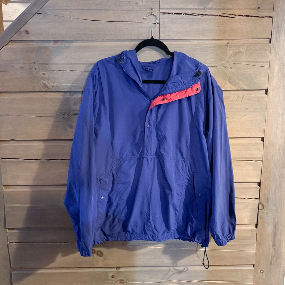 Lands End Vintage Windbreaker Anorak